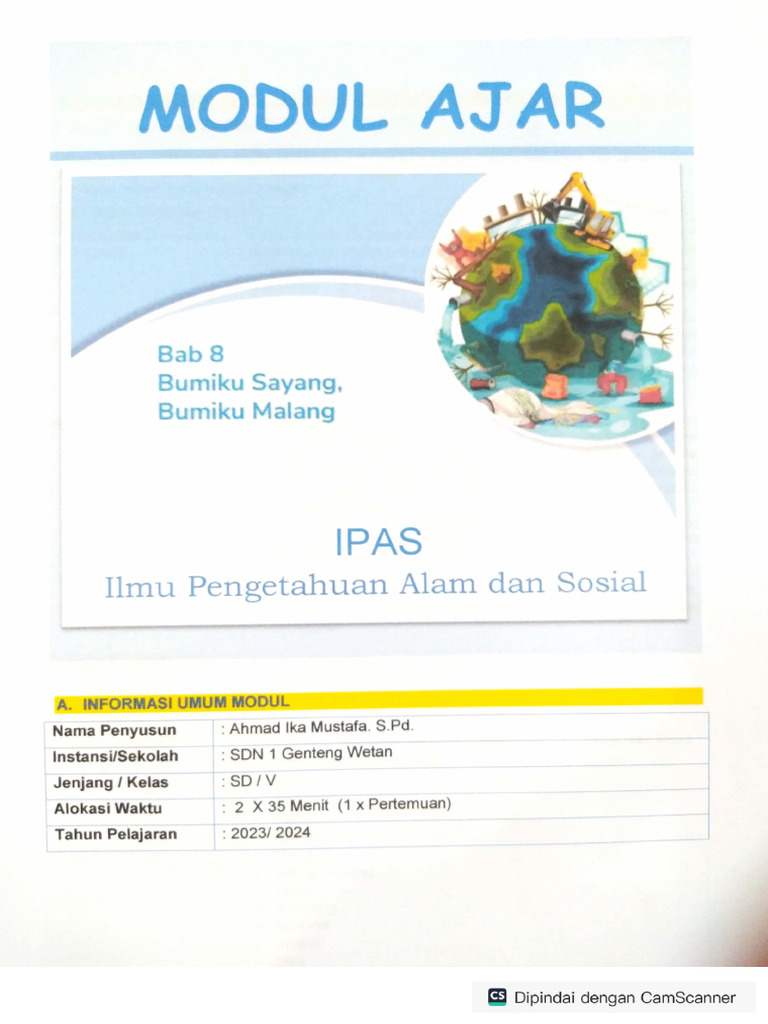 Modul Ajar Ipas Kelas 5 | PDF