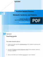 Metabolic Syndrome and Diabetes - 200918