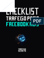 Checklist Tráfego Pago Facebook Ads