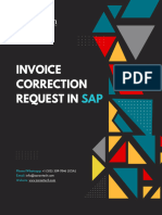 Invoice Correction Request in SAP