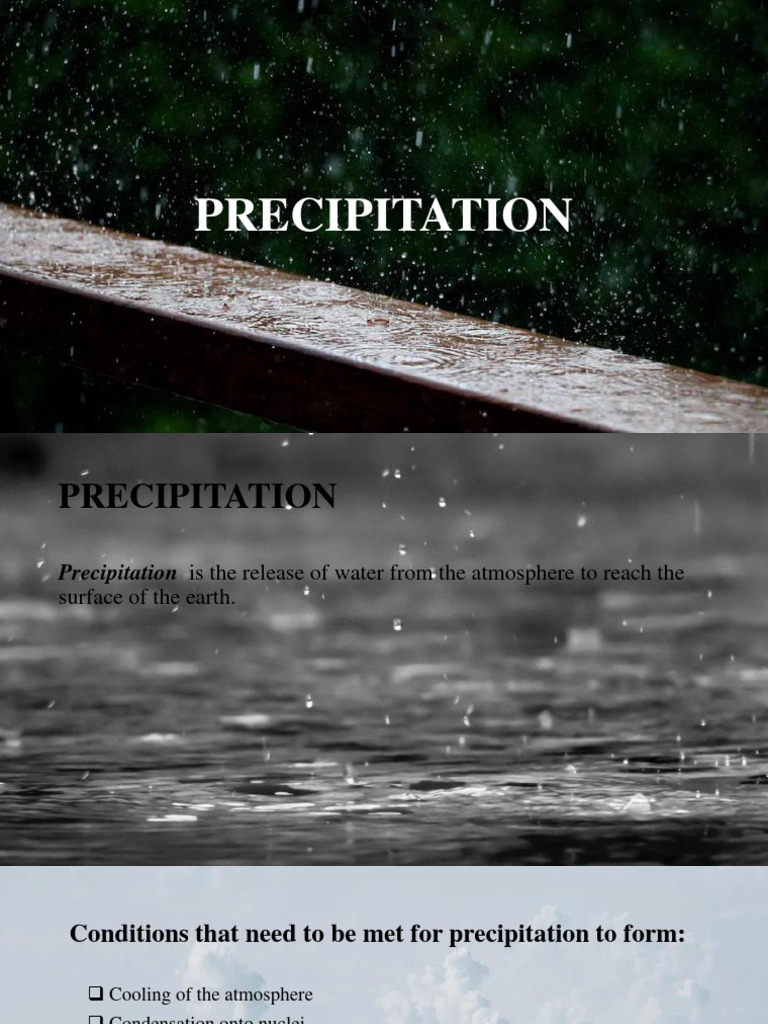 Precipitation Pdf
