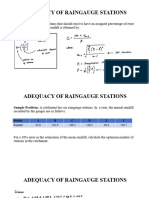 Double Mass Analysis and Other Precipitation Topics