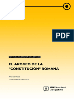 El Apogeo de La Constitución Romana