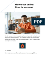 Como Vender Cursos Online - Confira 9 Dicas de Sucesso!