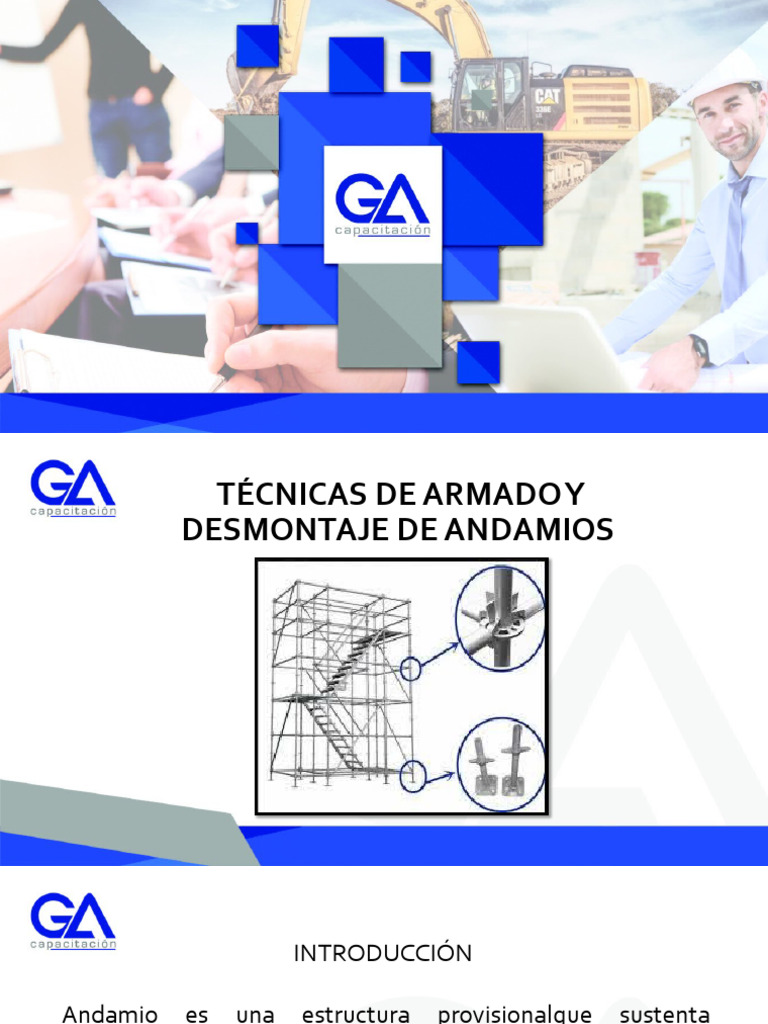 Técnicas de Armado y Seguridad en Andamios | PDF | Andamio