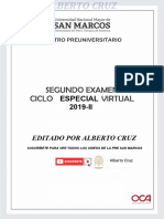 2do Examen Pre San Marcos Ciclo Especial 2019-II