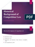 Historical Background of Competition Law