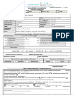 Formatos de Solicitud de Licencia UNIFICADO Francisco