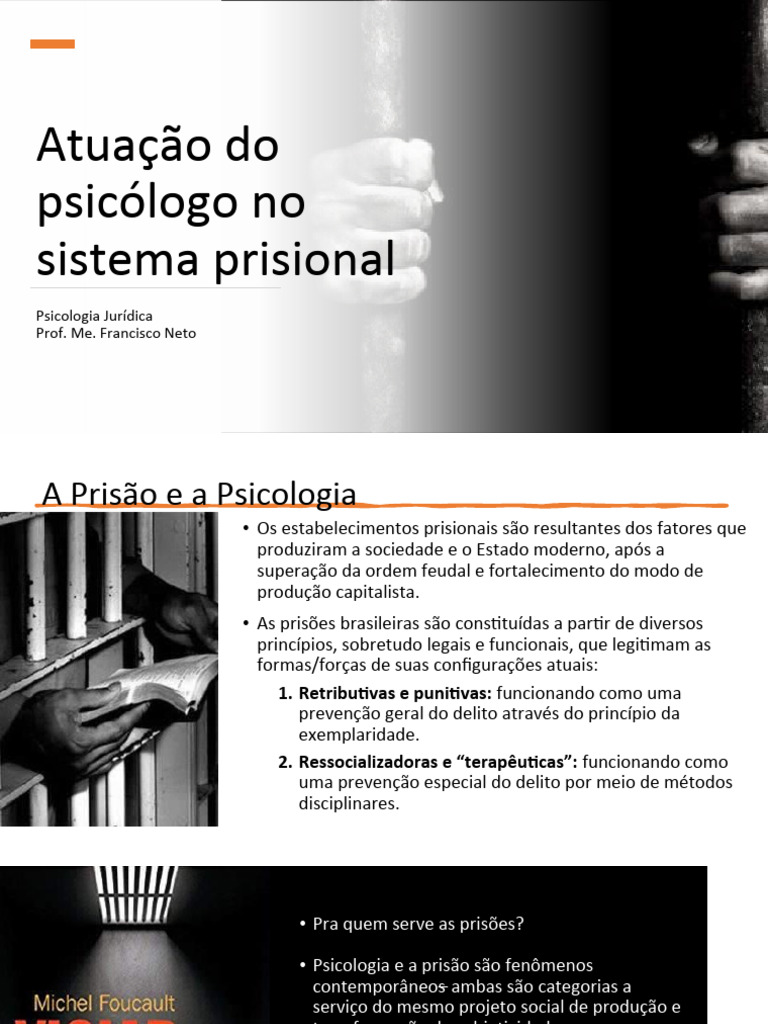 Psicologia no Sistema Prisional | PDF | Criminologia | Psicologia