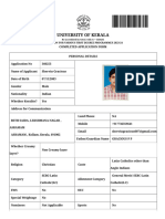 Kerala University Admissions