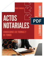 Actos Notariales