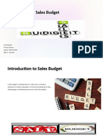Introduction-to-Sales-Budget Pramod Sharma
