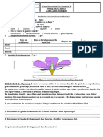 Devoir N1 SVT 2AC Semestre 2 Modele 3