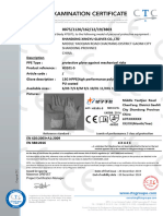 Certificate of Anti-Cut Gloves 4X42C (ISO13997) From Shandong Xingyu 20210714
