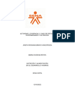 Actividad 3, Evidencia 2. Caso de Estudio, Enfermedades y Nutrición