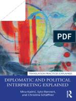 Diplomatic and Political Interpreting Explained (Translation Practices Explained Series)
