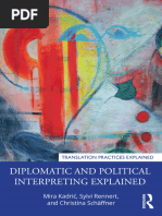 Diplomatic and Political Interpreting Explained (Translation Practices Explained Series)