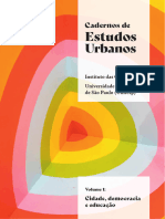 Cad de Estudos Urbanos - V1 - Cidadede Democracia Educacao