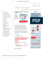 Estimativa de Licença Product Details - Oracle Database Standard Edition