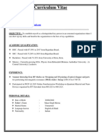 Biodata CV