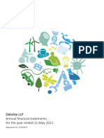 Deloitte Uk Annual Report Fy21 Statutory Accounts