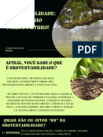 Sustentabilidade o Equilíbrio para o Futuro