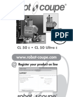 Robot Coupe CL50 CL50Ultra User Manual