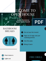 Welcome To Open House