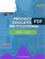 Resumen Proyecto Educativo Institucional 2023-2027
