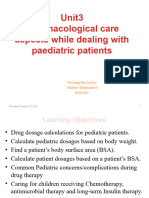 Pharmacological Care Aspects While Dealing With Paediatric Patients-1