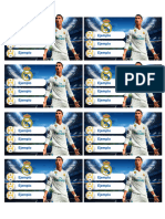 C Ronaldo Real Madrid - Etiquetas