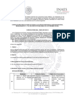 Convocatoria INAES-INT-005-14