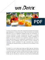 Aguas Detox Infusionadas