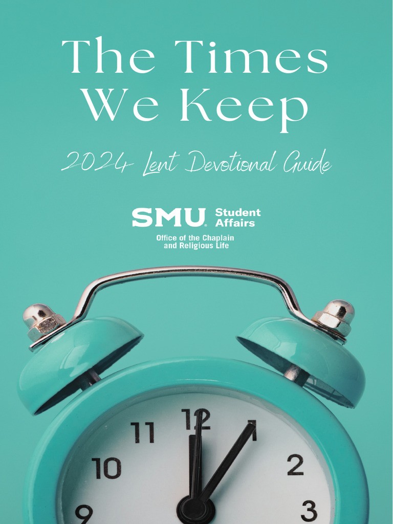 The time we keep 2024 lent devotional guide pdf sabbath