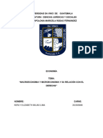 Macroeconomia y Microeconomia y Su Relacion Con El Derecho