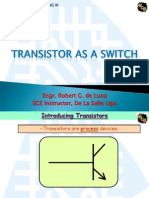 I. Transistor As A Switch