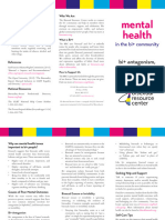Bisexual Resource Centre Mental Health Brochure 2022 