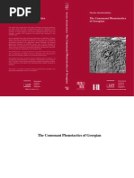 Georgian Consonant Sequences Butskhrikidze