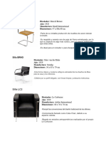 Sillas Famosas Diseño Del Mueble