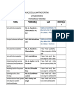 Localização de Salas Mestrado em Direito 2023-5