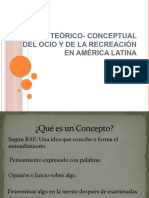 Analisis Teórico-Conceptual de Recreación y Ocio en A.Latina