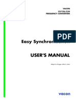 Easy Synchronization: User'S Manual