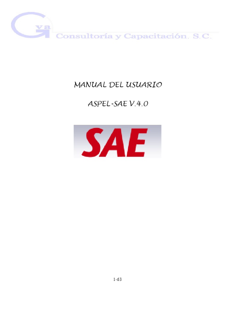 Módulos y Configuración de SAE V.4.0 | PDF