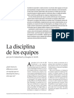 La Disciplina de Los Equipos A: Por Jon R. Katzenbach y Douglas K. Smith