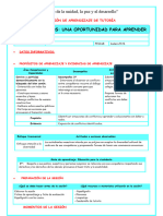 3° Ses Tuto Lunes 26 Conflictos, Una Oportunidad para Aprender 965727764 Prof Yessenia