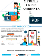 Consumismo y Triple Crisis Ambiental