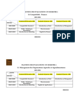 Plannings Evaluations L1 S1 23 24