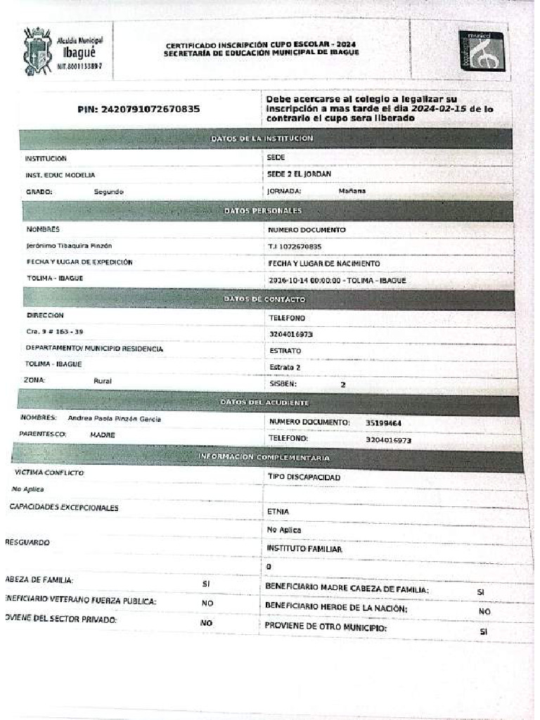 Pin SEC Educ Jero | PDF