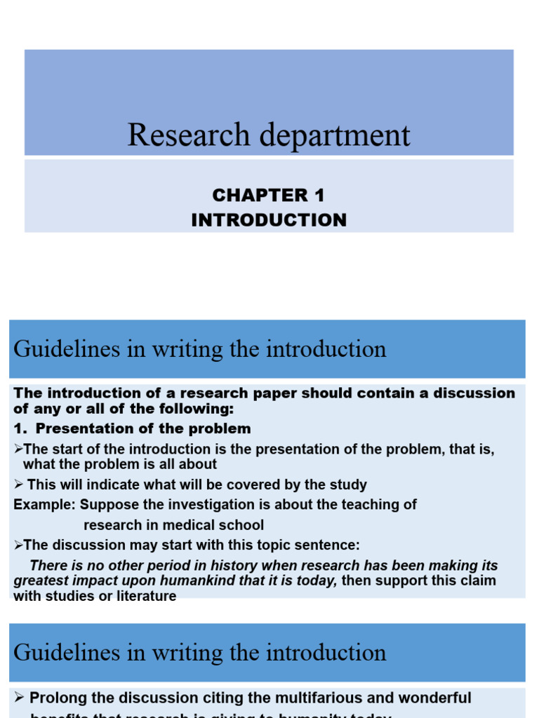 Guidelines for Writing Research Introductions | PDF | Theory | Academic ...