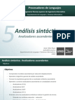 PDL 08 Tema5 AnalisisSintacticoAscendente
